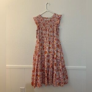 Vineyard Vines Marigold Smocked Midi Dress